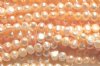 FWP 16inch Strand of 5-7mm Peach Pearls